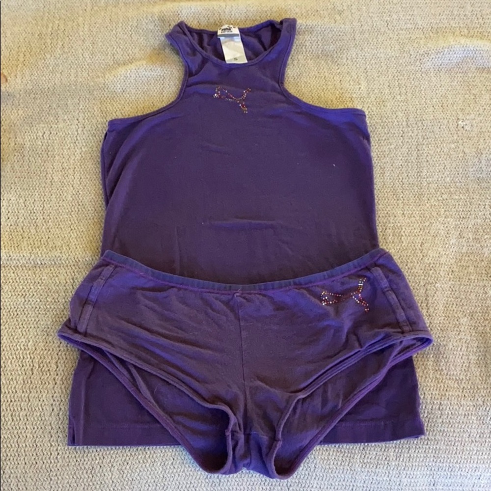 Puma rhinestone underwear set